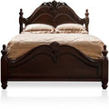 Queen Cherry Traditional Bed Y270862