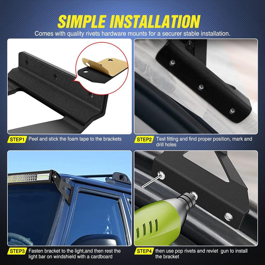 Curved LED Light Bar Bracket A460289