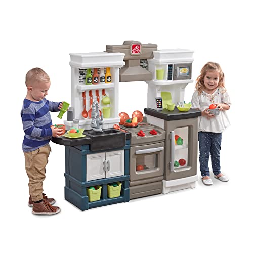 33 Piece Kids Play Kitchen Set with Lights and Sounds O573836