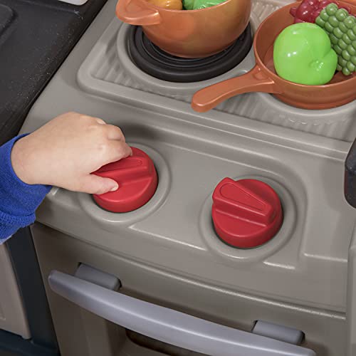 33 Piece Kids Play Kitchen Set with Lights and Sounds O573836