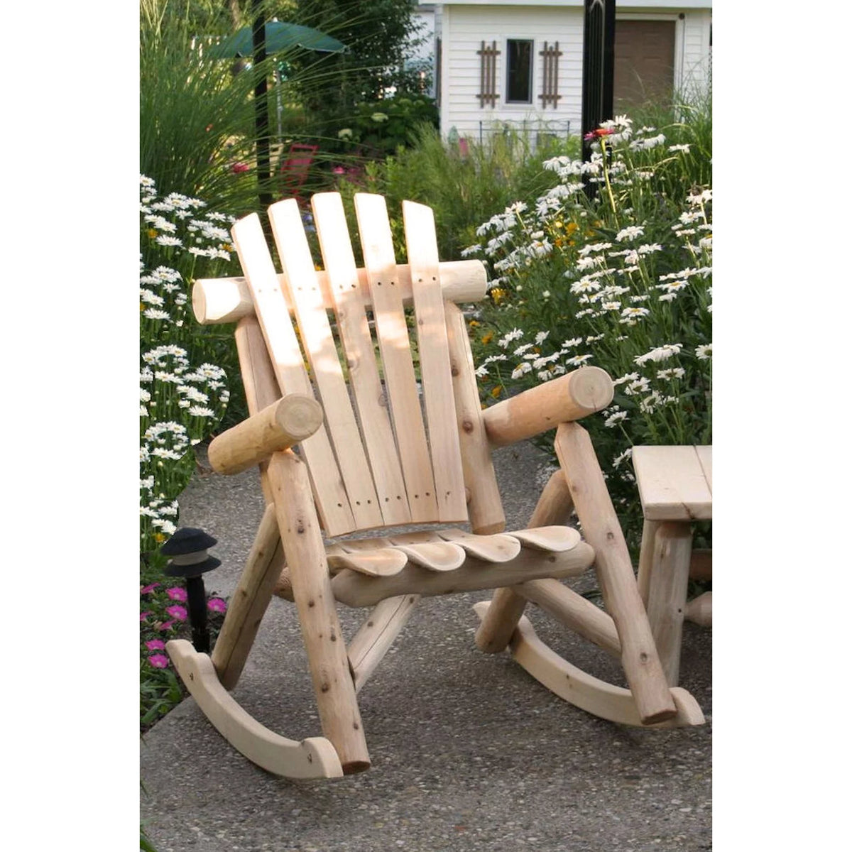 Cedar Log Rocking Chair T114055