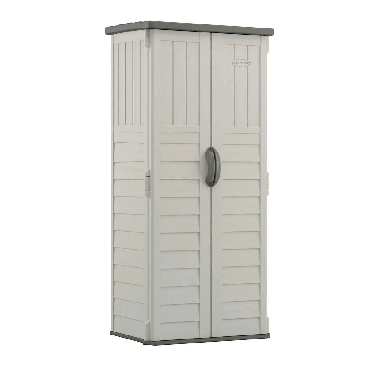 Resin Vertical Storage Shed, 22 Cubic feet E756071