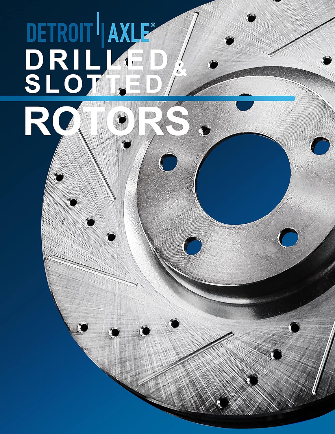 282mm 4pc Front Rear Drilled & Slotted Brake Rotors G99499