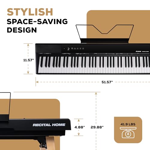 88 Hammer Action Weighted Keys Digital Piano B5744
