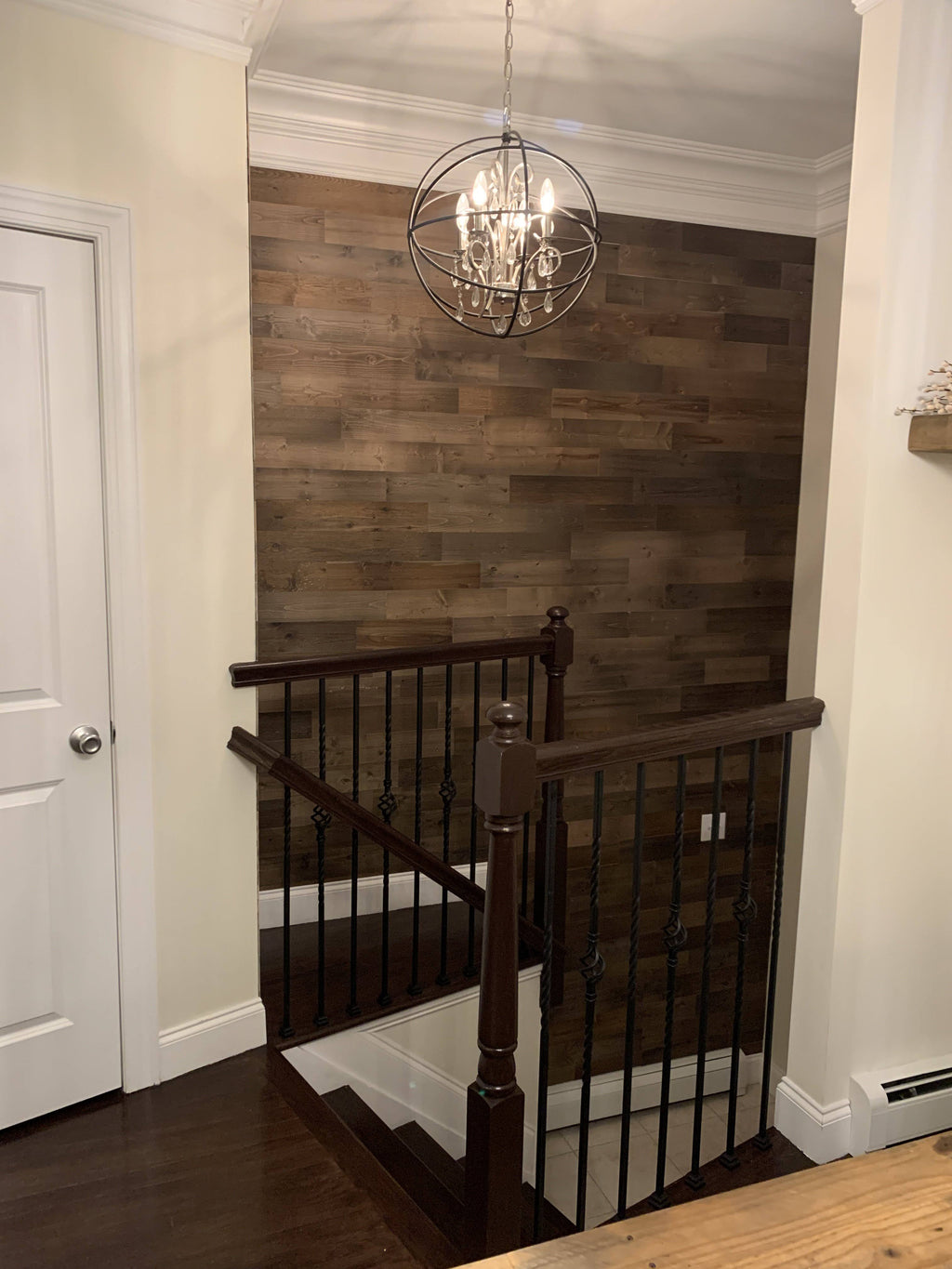 Reclaimed Wooden Wall Planks, Peel and Stick, 10 Sq. ft Q738145