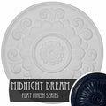 32 3/4 inch x 2 1/2 inch Hand-Painted Ceiling Medallion O108