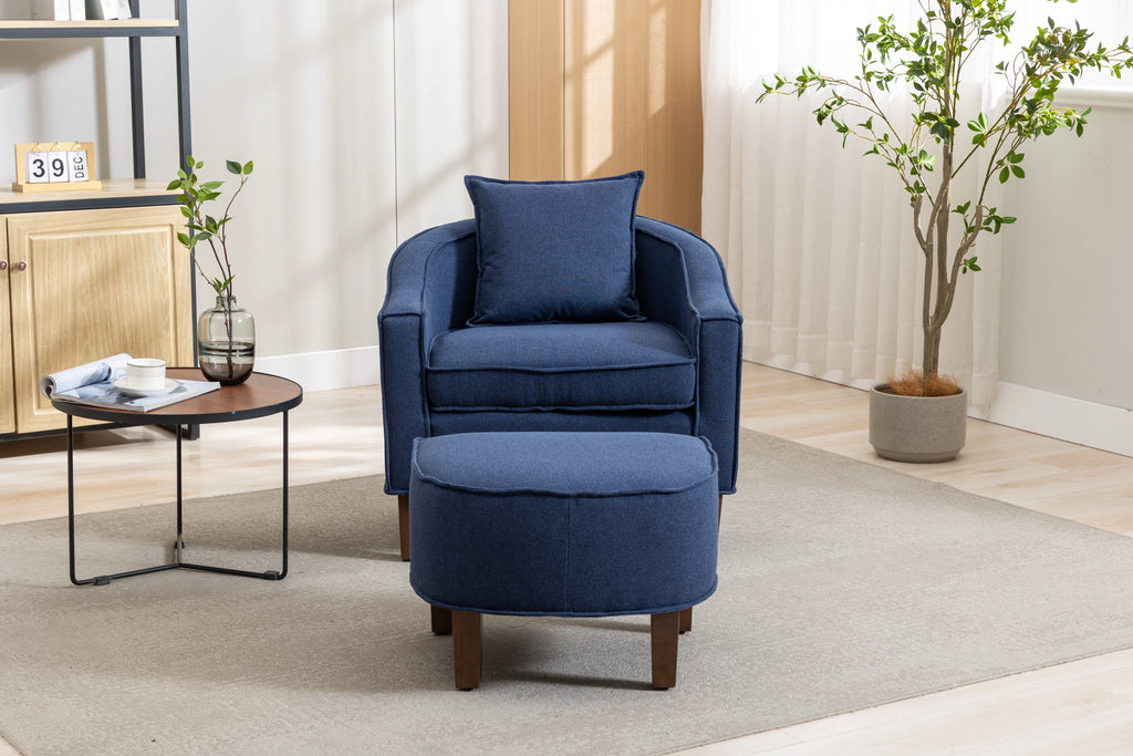 Accent Chair with Ottoman T144