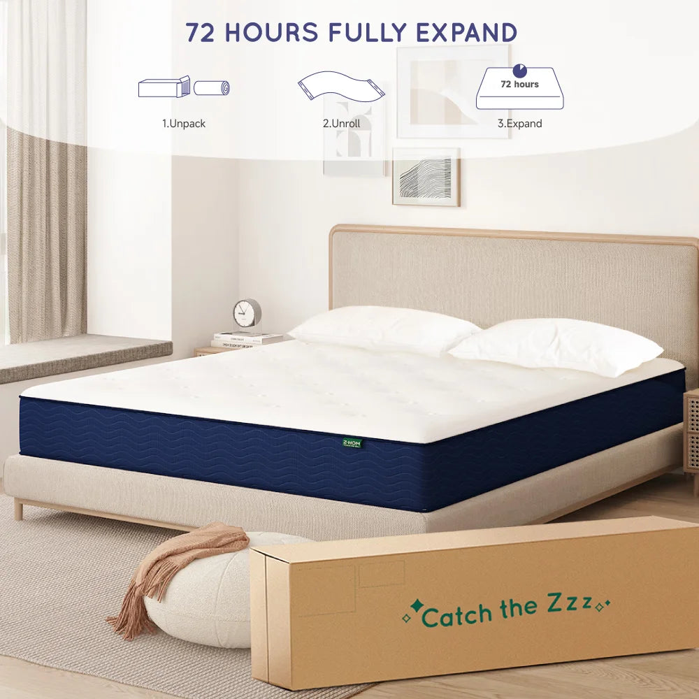 Queen Size Gel Foam Hybrid Mattress V3812