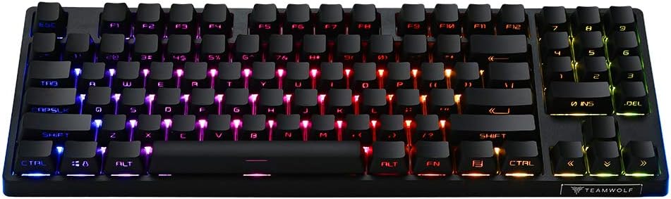 89 Keys Mechanical Gaming Keyboard with Cherry MX Blue Switch P324