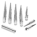 32pcs Chrome Conical Closed End Bulge Acorn Lug Nuts U221508