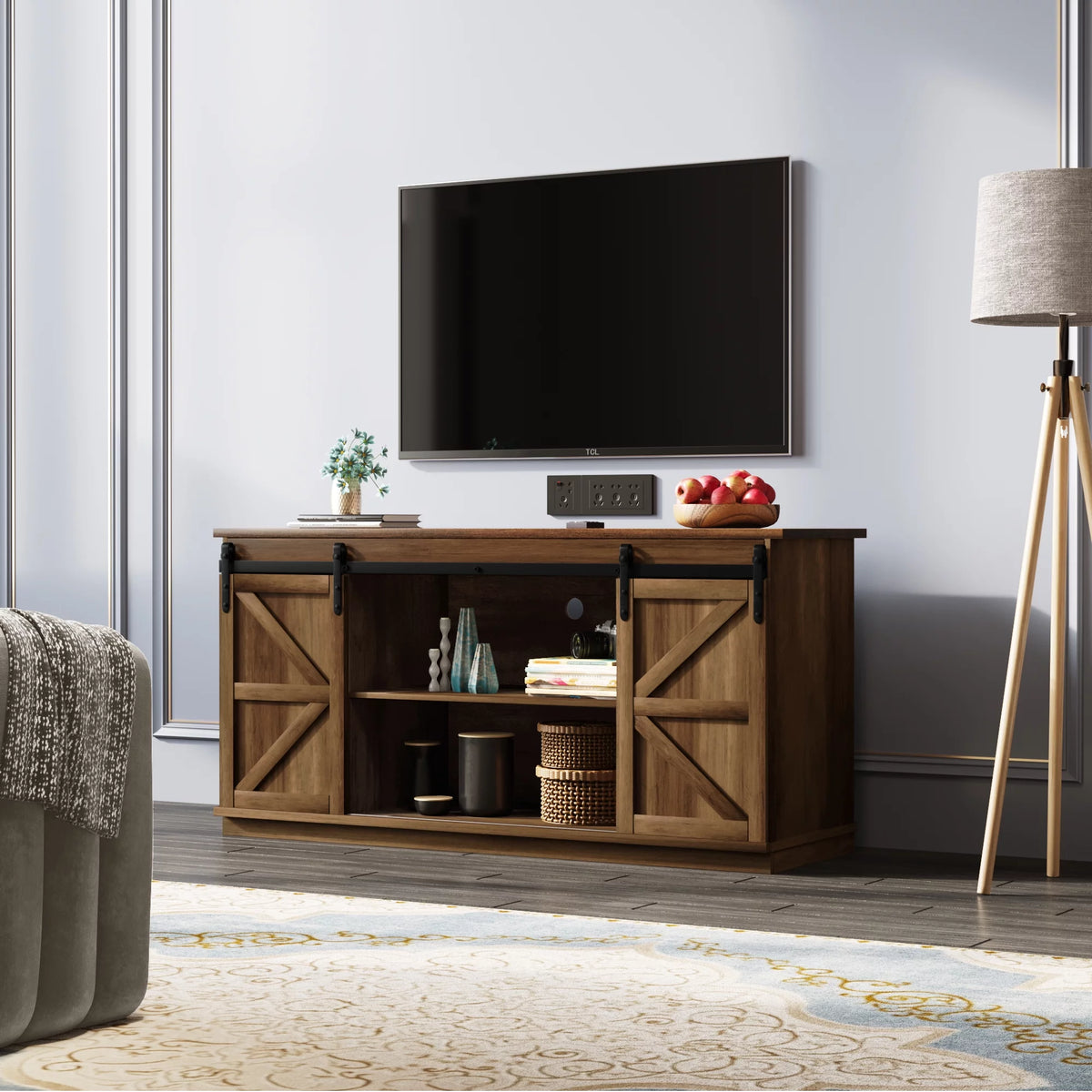 White TV Stand R34078