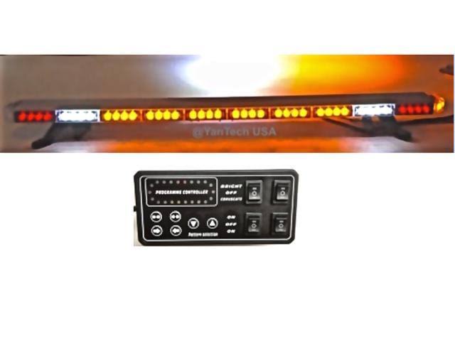 49 inch Amber LED Emergency Light Bar with Brake and Cargo Lights T318567