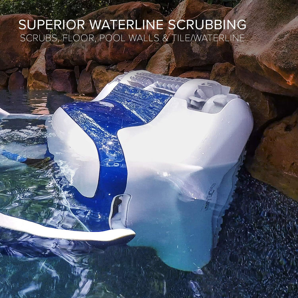Robotic Pool Cleaner with Bluetooth and Top-Load Cartridge Filters T877