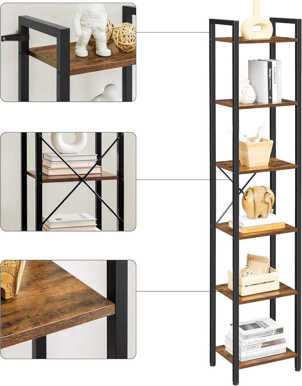 6-Tier Storage Shelving Unit S274