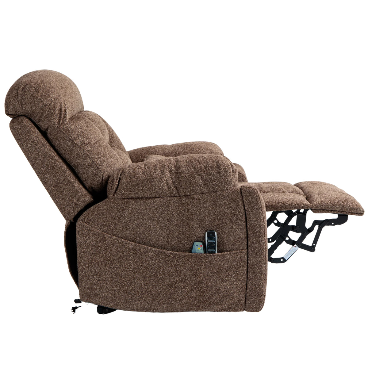 4-Motor Lay Flat Power Lift Recliner Chair with Heat & Massage K9702