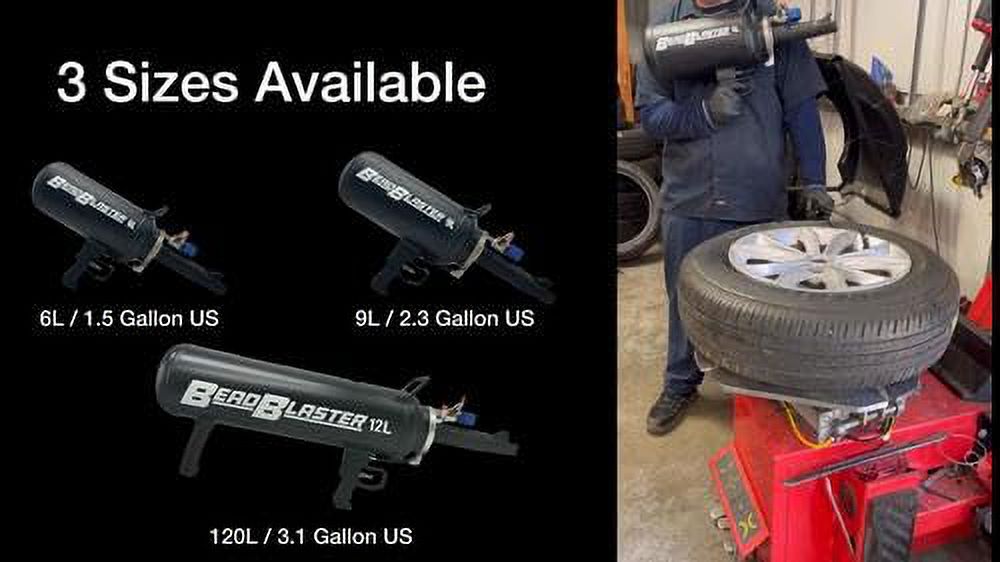 Black 6L Tire Bead Seater Air Blaster Tool C821