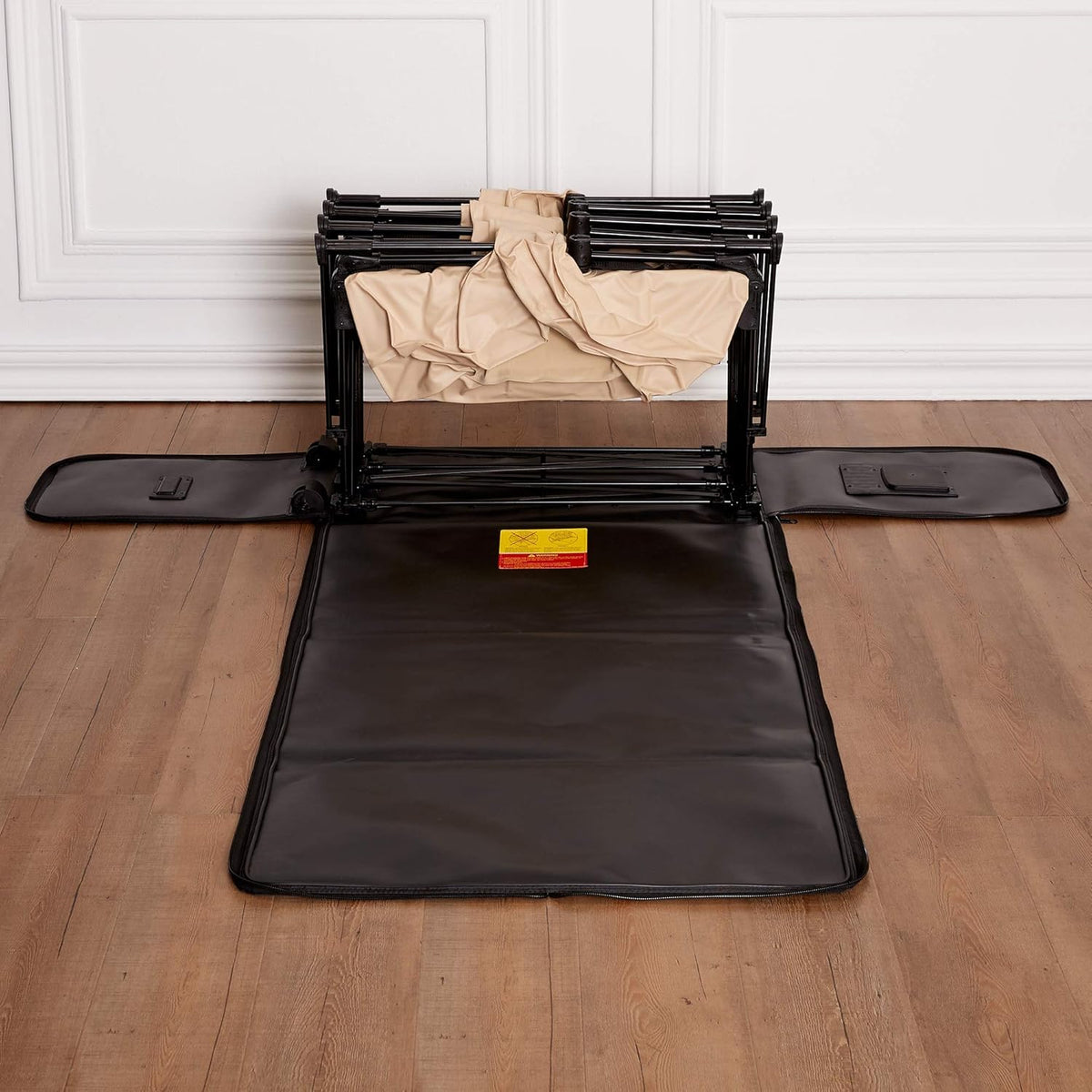 Queen Size Self Inflatable Air Mattress with Frame & Rolling Case S8678