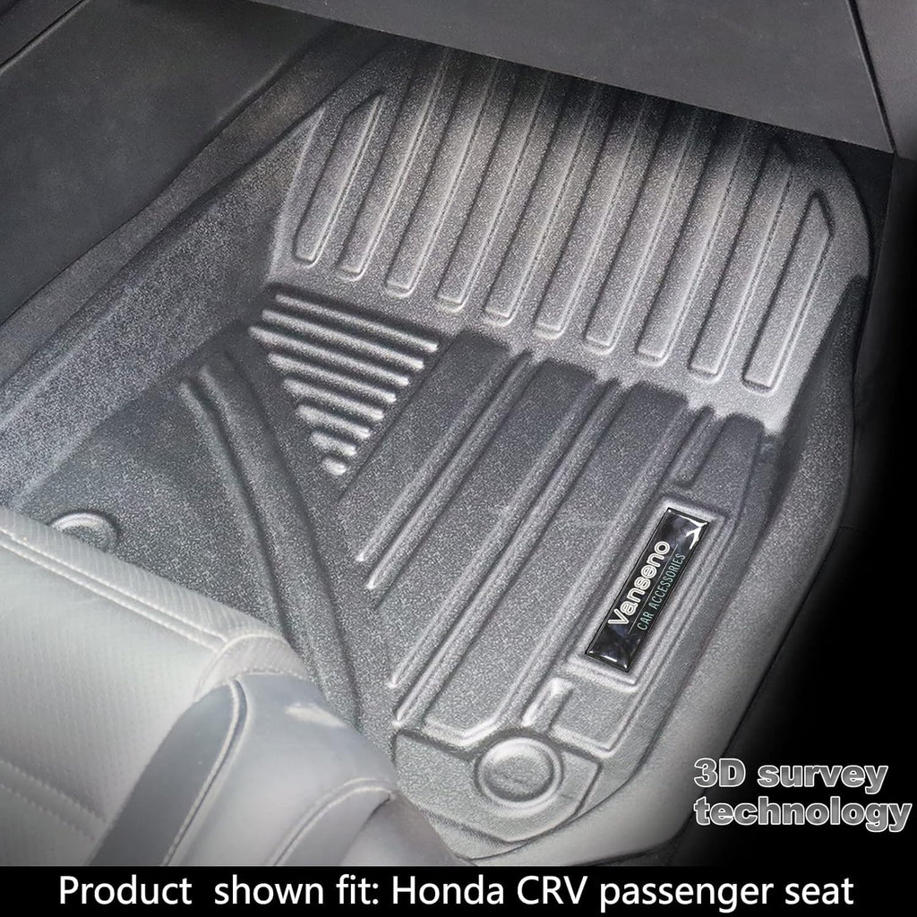 Black All-Weather Rubber Floor Mats K50794