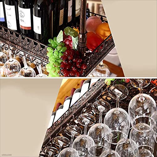 Bronze Metal Hanging Wine Glass Racks I824688