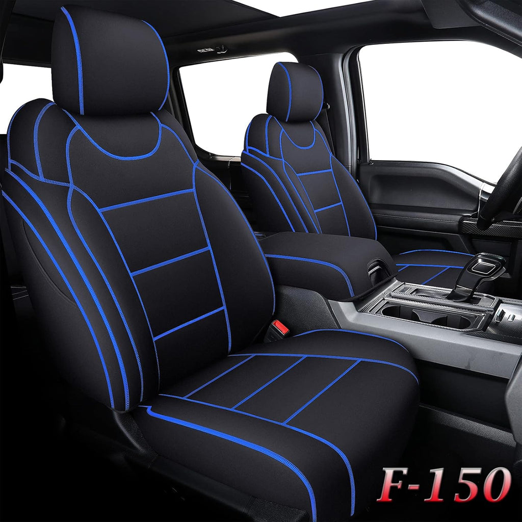 Waterproof Neoprene Front and Rear Seat Covers Full Set Q845