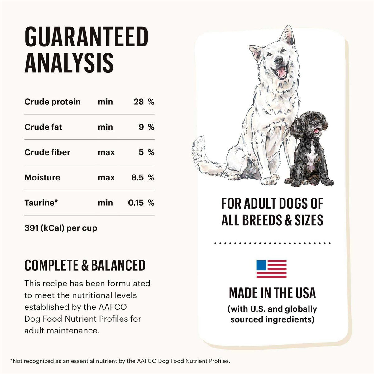 Whole Grain Fish & Oat Dehydrated Dog Food L3529