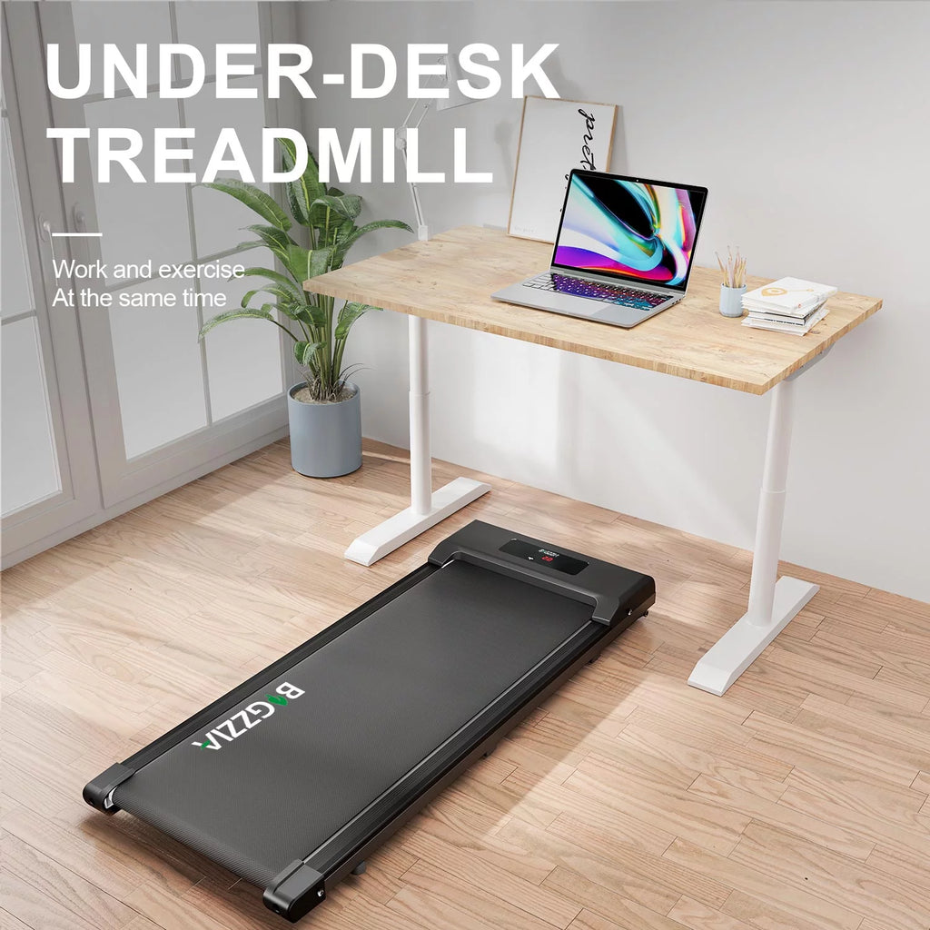 2 in 1 Under Desk Treadmill with Remote Control and LCD Display O8994