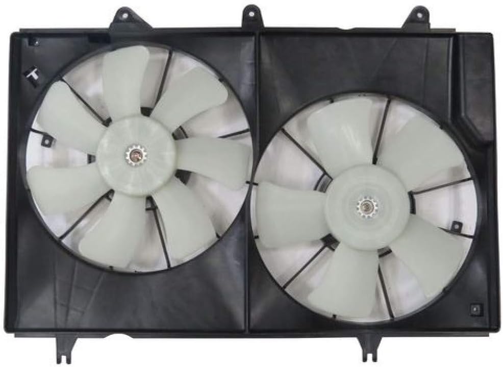 Radiator and A/C Condenser Fan Assembly for Cadillac CTS 2003-2007 3.2L N64737