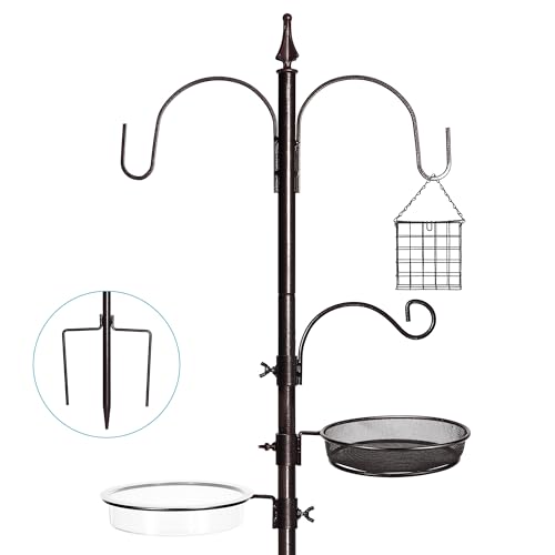 6-Hook Bird Feeding Station Kit with 4 Feeders Q6087