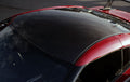 Black Carbon Fiber Roof Panel Overlay Vinyl Film R425