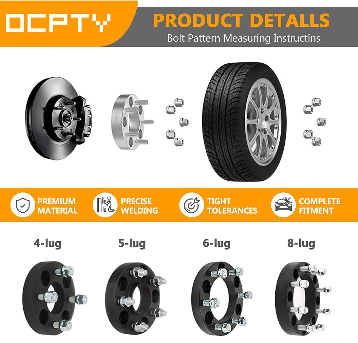 5x100 to 5x112 Wheel adapter 10mm with 14x1.5 Studs 5 lug hubcentric 2PCS H696109