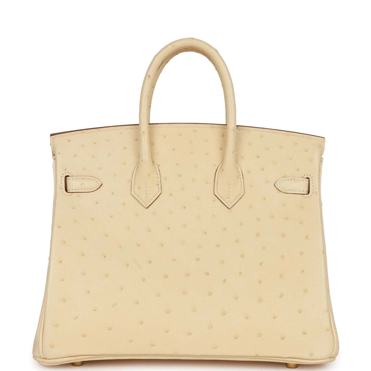 Vanille Ostrich Handbag M18376