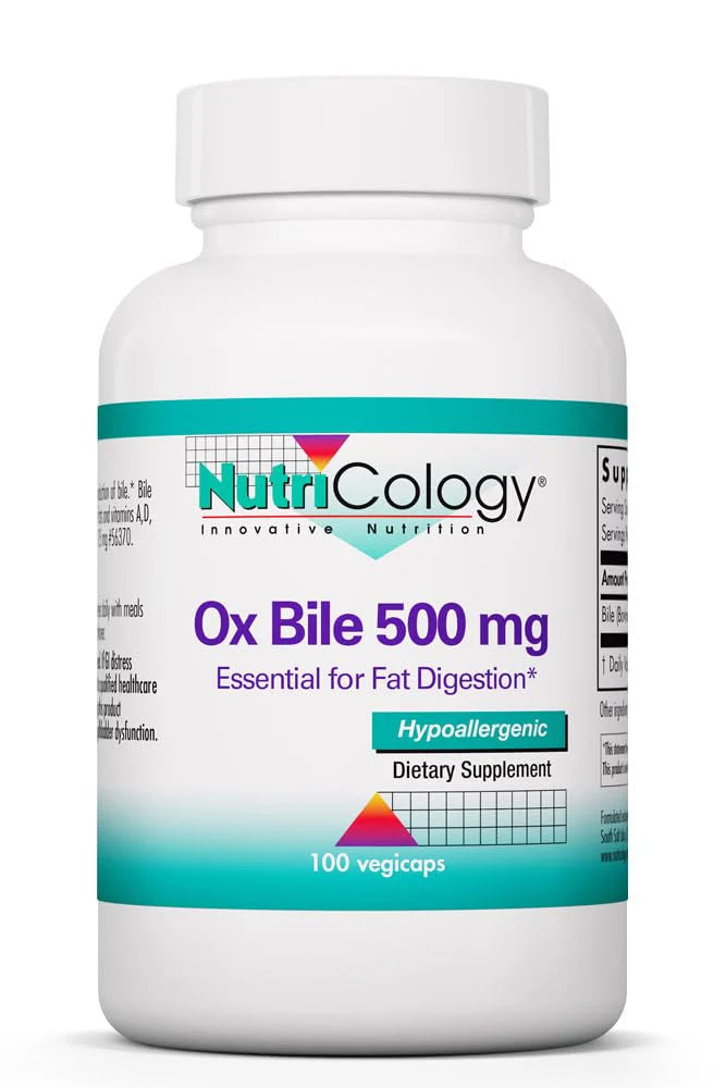 500 mg Ox Bile 100 Capsules Y181