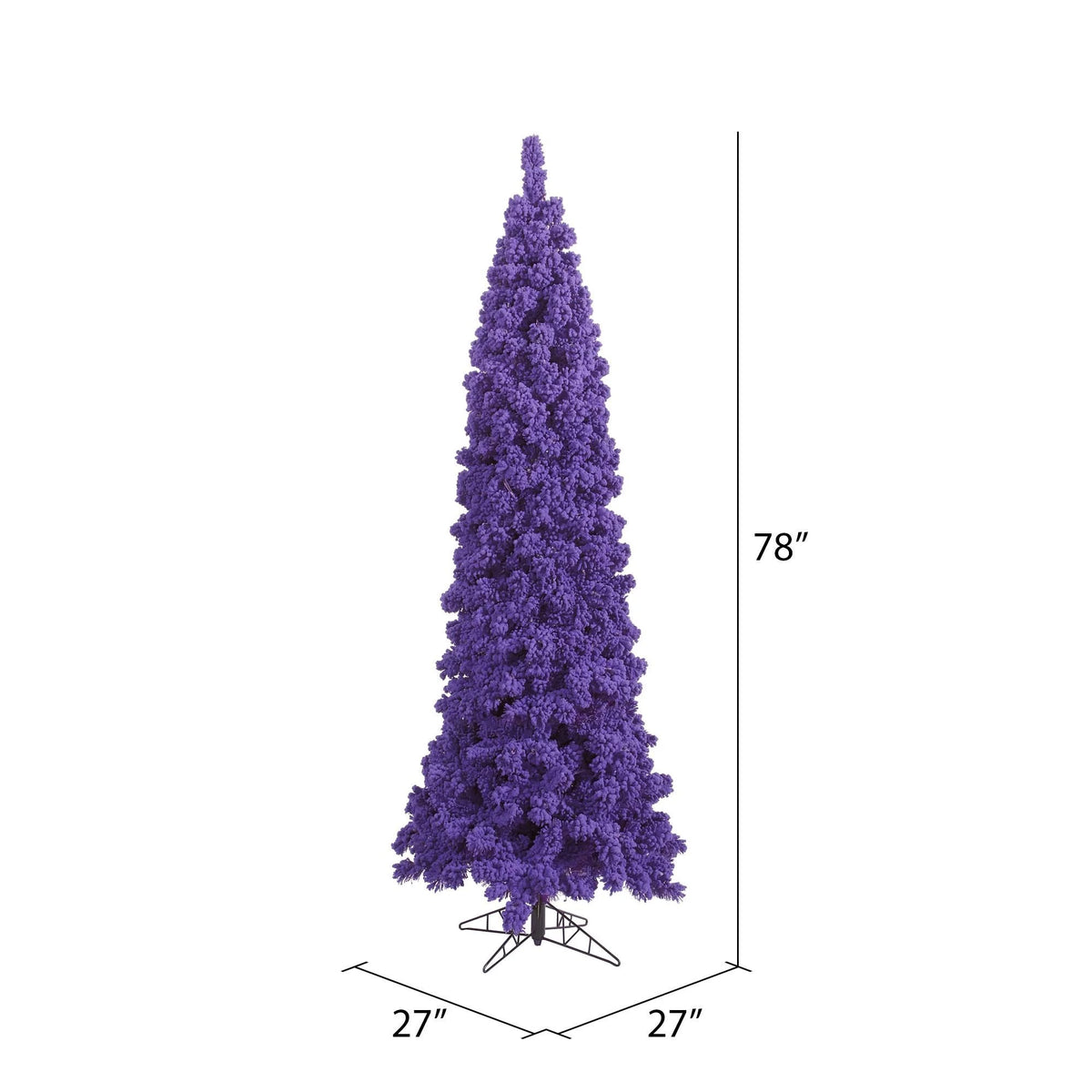 Flocked Purple Pencil M6741