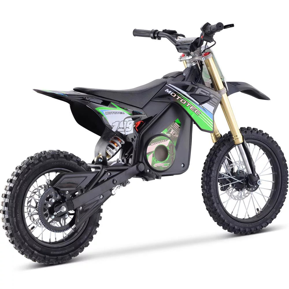 Electric Dirt Bike 1500w Lithium Green D913263