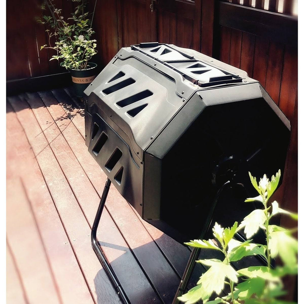 42 Gallon 2-Chamber Tumbling Composter C6672
