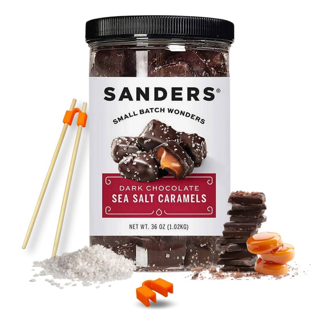 Dark Chocolate Sea Salt Caramels 36 oz (Pack of 1) G28775