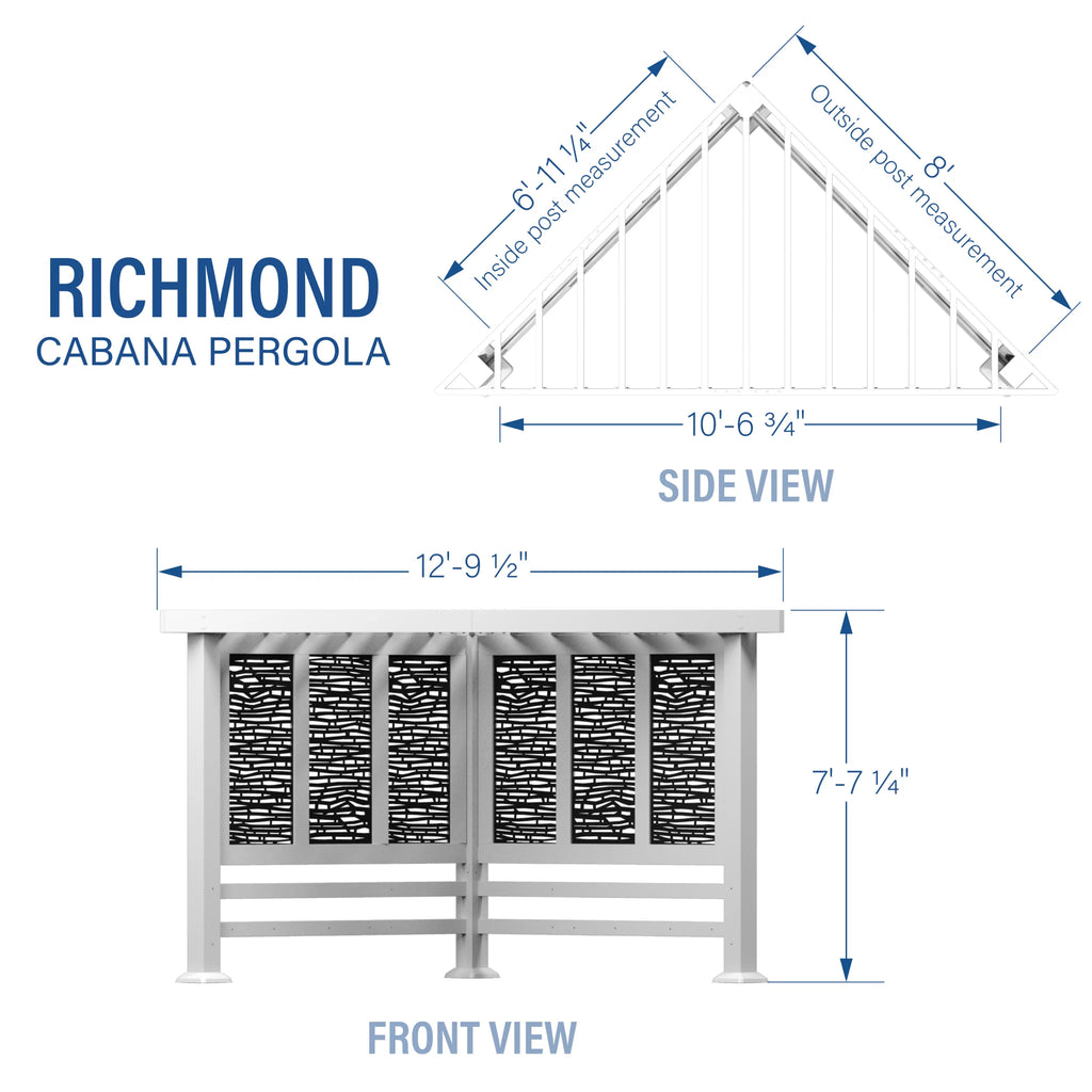 Steel Cabana Pergola A47683