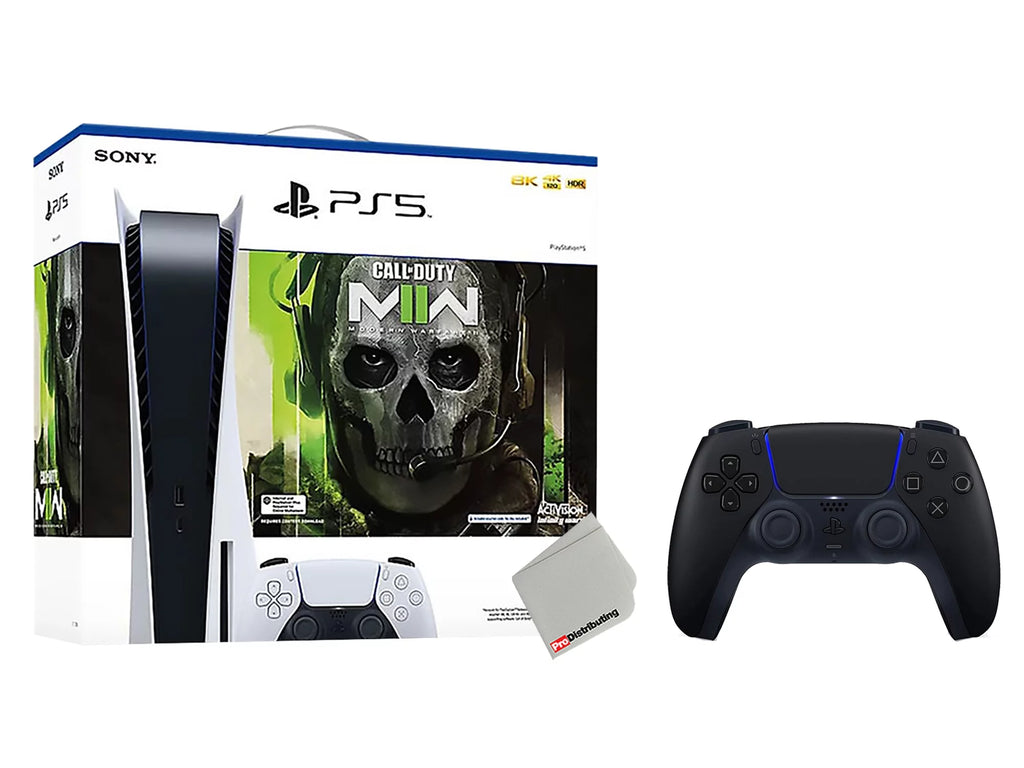 Playstation 5 Disc Edition with Extra Midnight Black Controller L525230