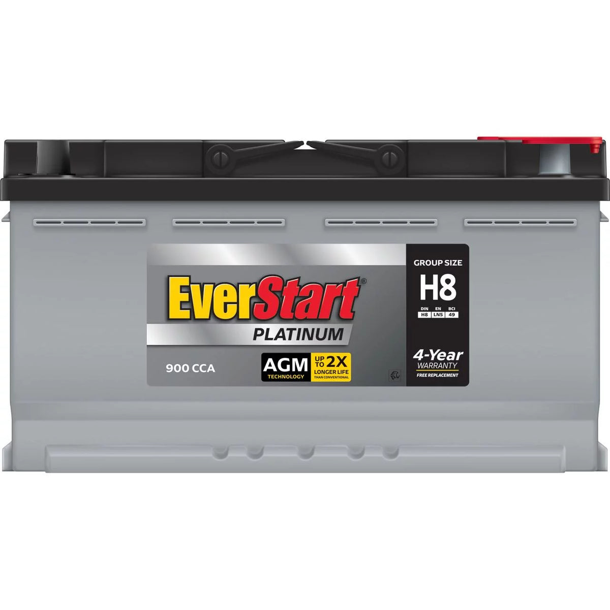 Platinum AGM Automotive Battery Group Size H8 12 Volt 900 CCA Z431428