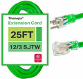 50 Foot Outdoor Extension Cords 12/3 Heavy Duty Yellow C961