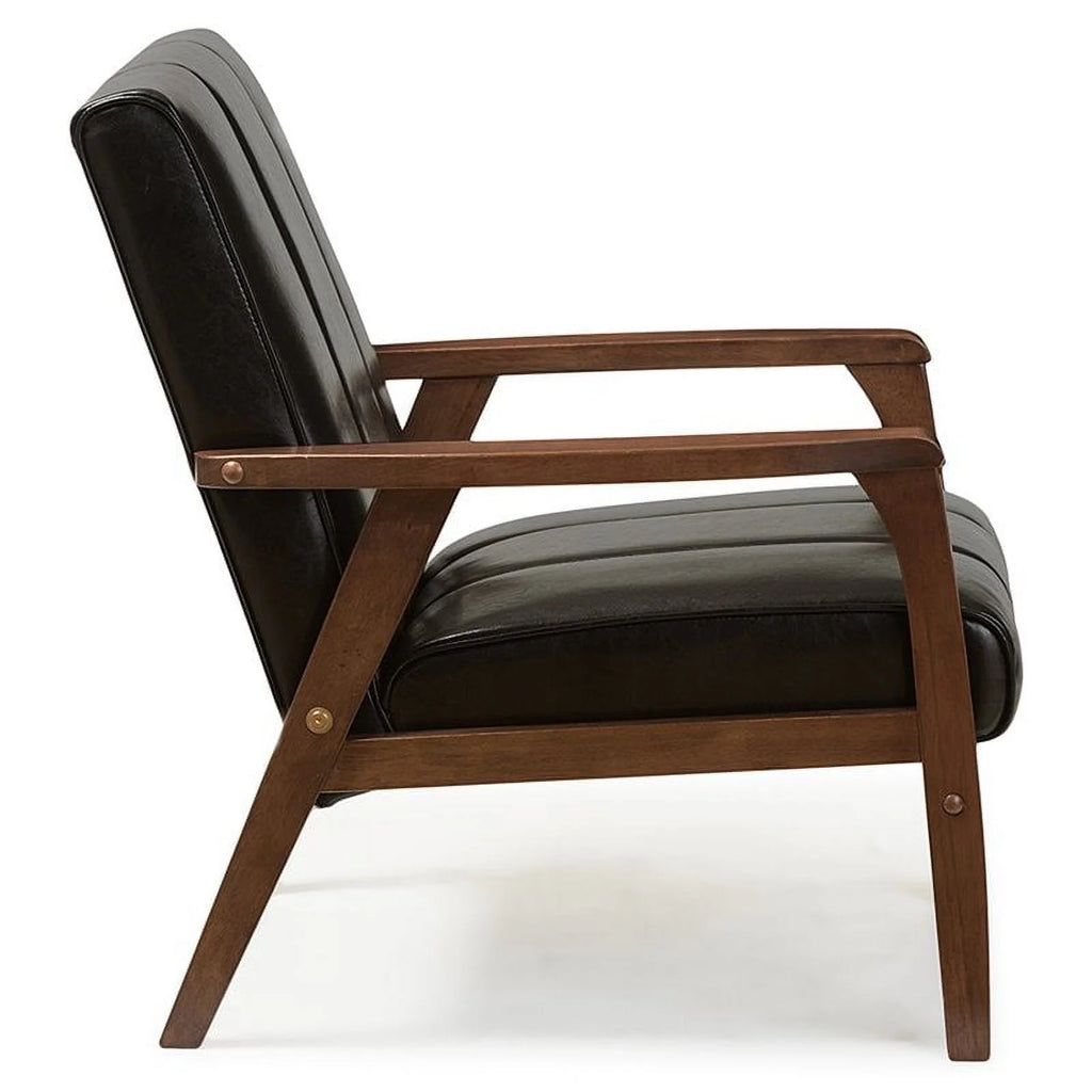 Black Walnut Accent Chair I63513