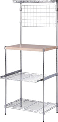 Chrome Microwave Shelving Unit F911