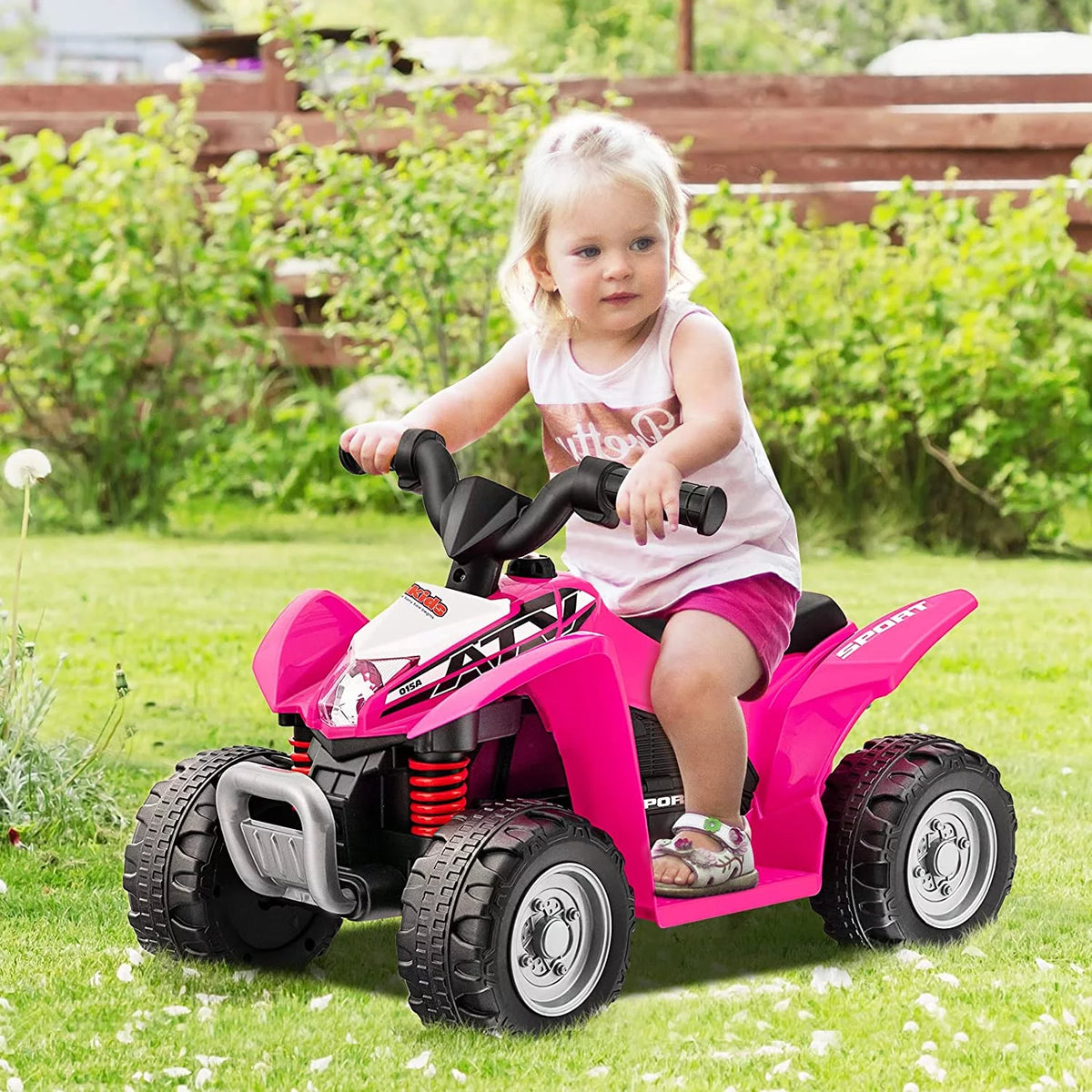 Blue 6V Battery Powered Kids Ride On ATV M81042