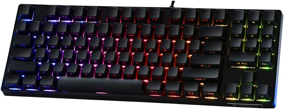 89 Keys Mechanical Gaming Keyboard with Cherry MX Blue Switch P324