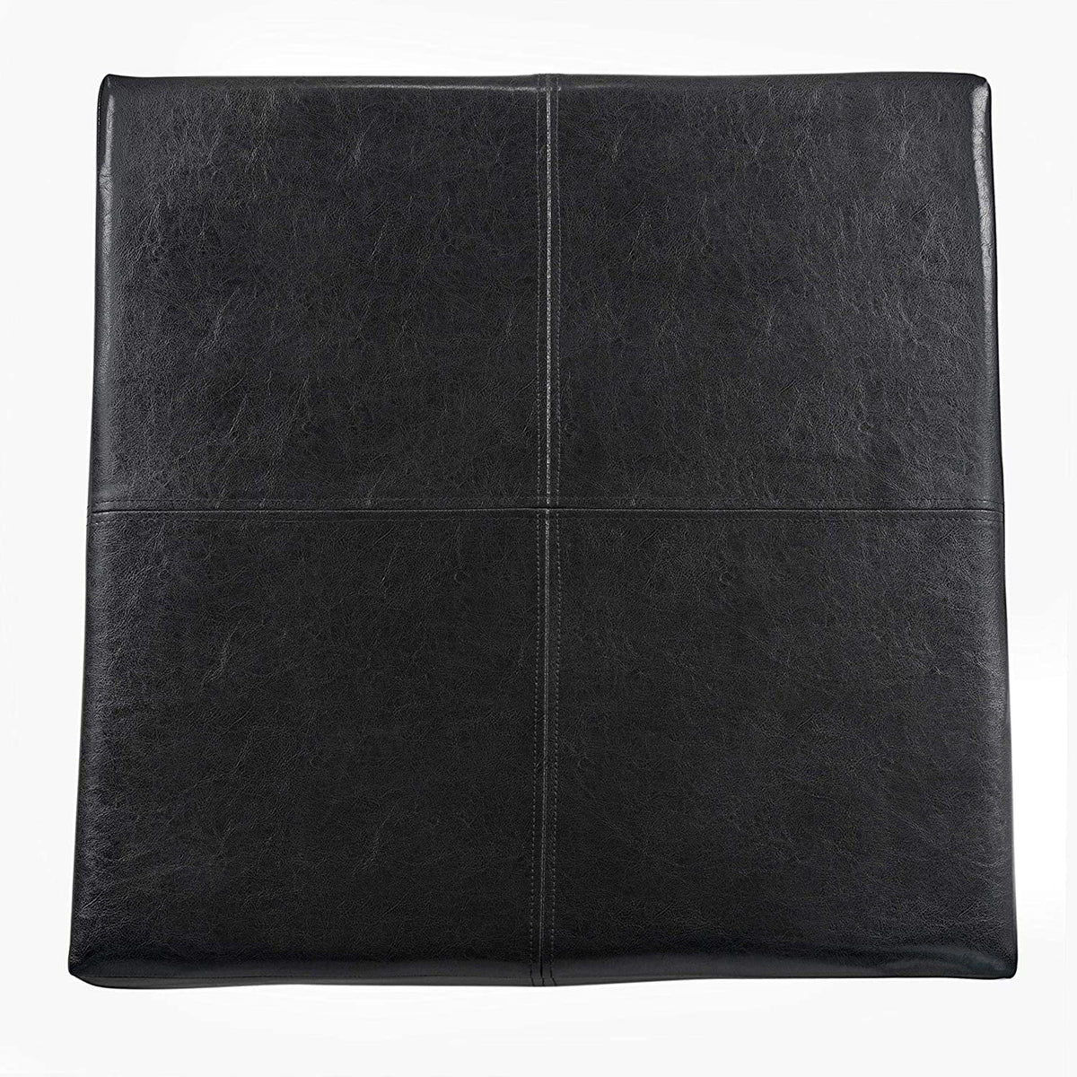 Large Faux Leather Square Storage Ottoman N304