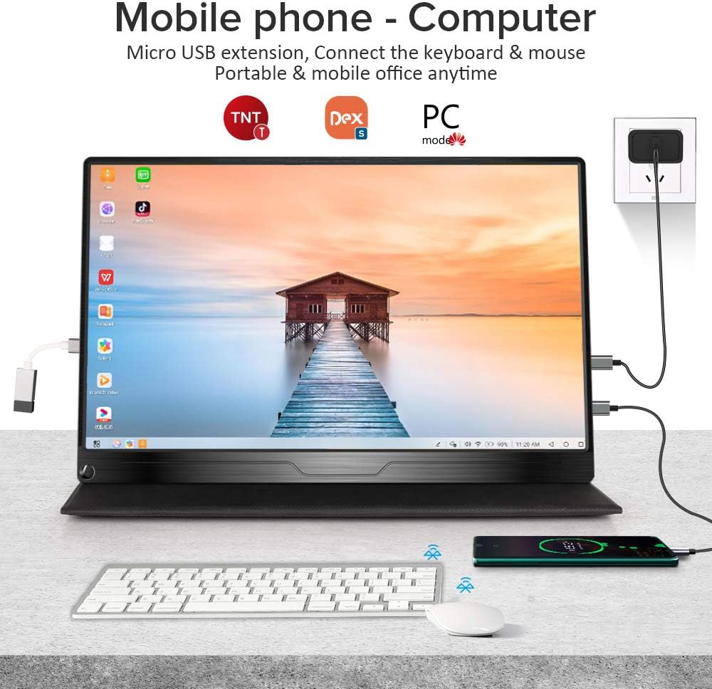 17.3 Inch IPS HDR FHD Portable Monitor with Dual Speaker D52658