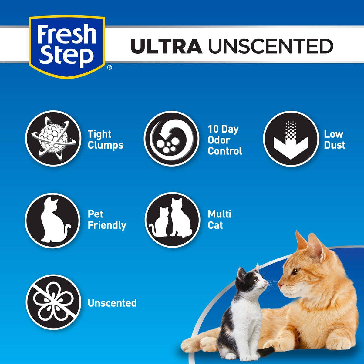 Unscented Clumping Cat Litter - 25 lb box B8315