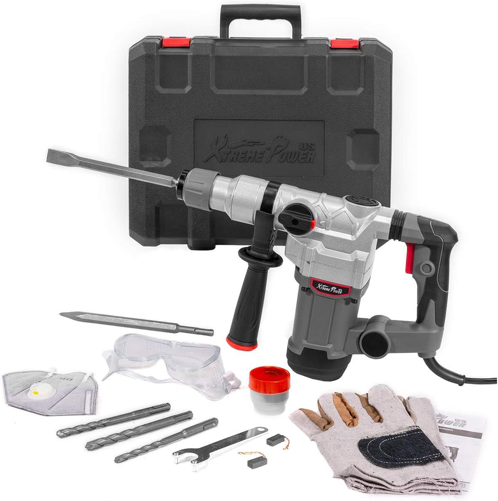 1200w Electric Rotary Hammer SDS Plus Drill with Carrying Case S58919
