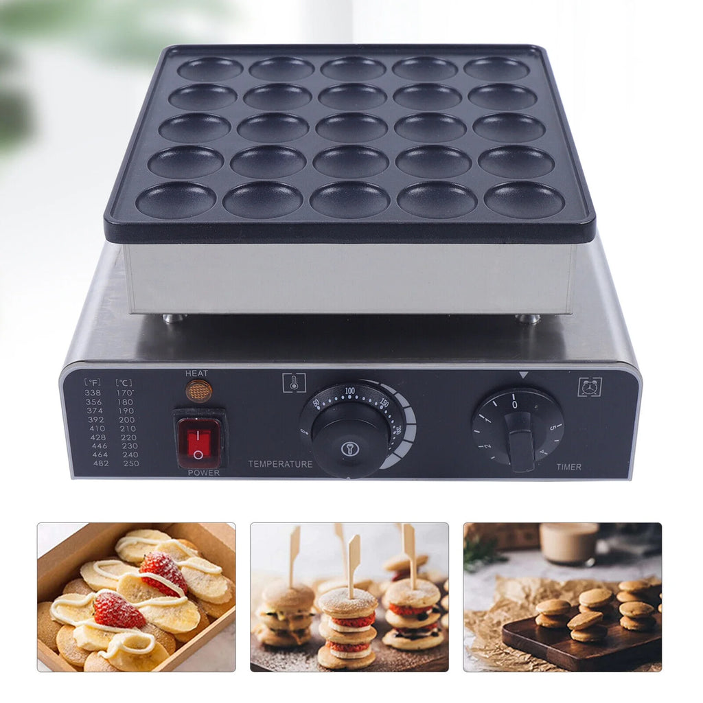 800W Commercial Nonstick Waffle Maker R326