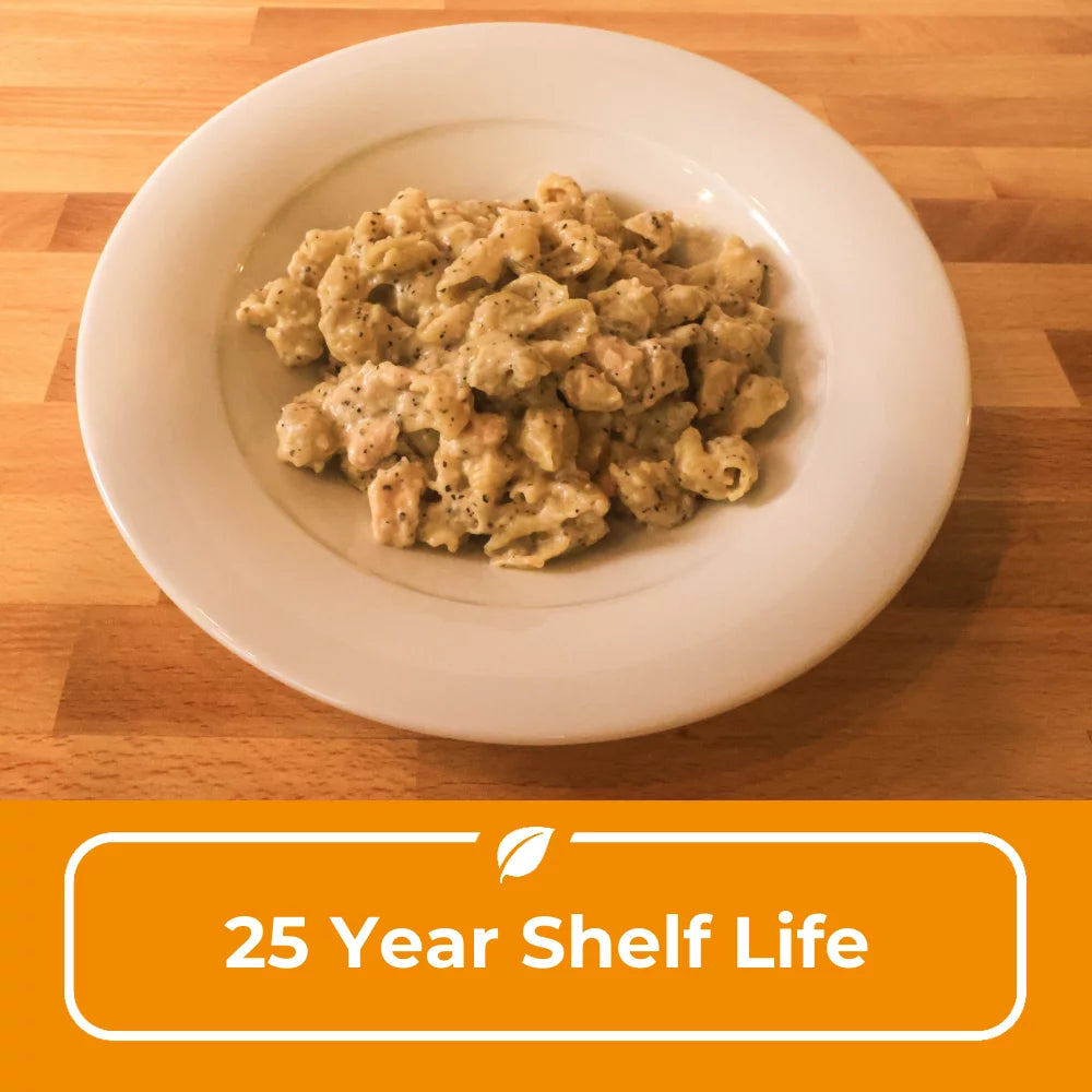 Freeze-Dried Chicken Alfredo Emergency Survival Bulk Food Storage Meal C5441
